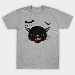 Black Cat Funny Halloween Apparel T-Shirt